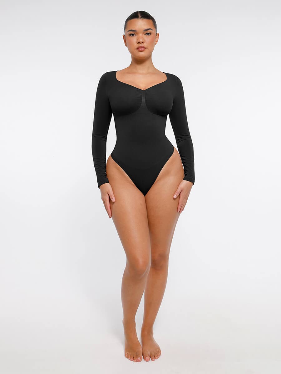 Sculpt Lange Mouwen Bodysuit
