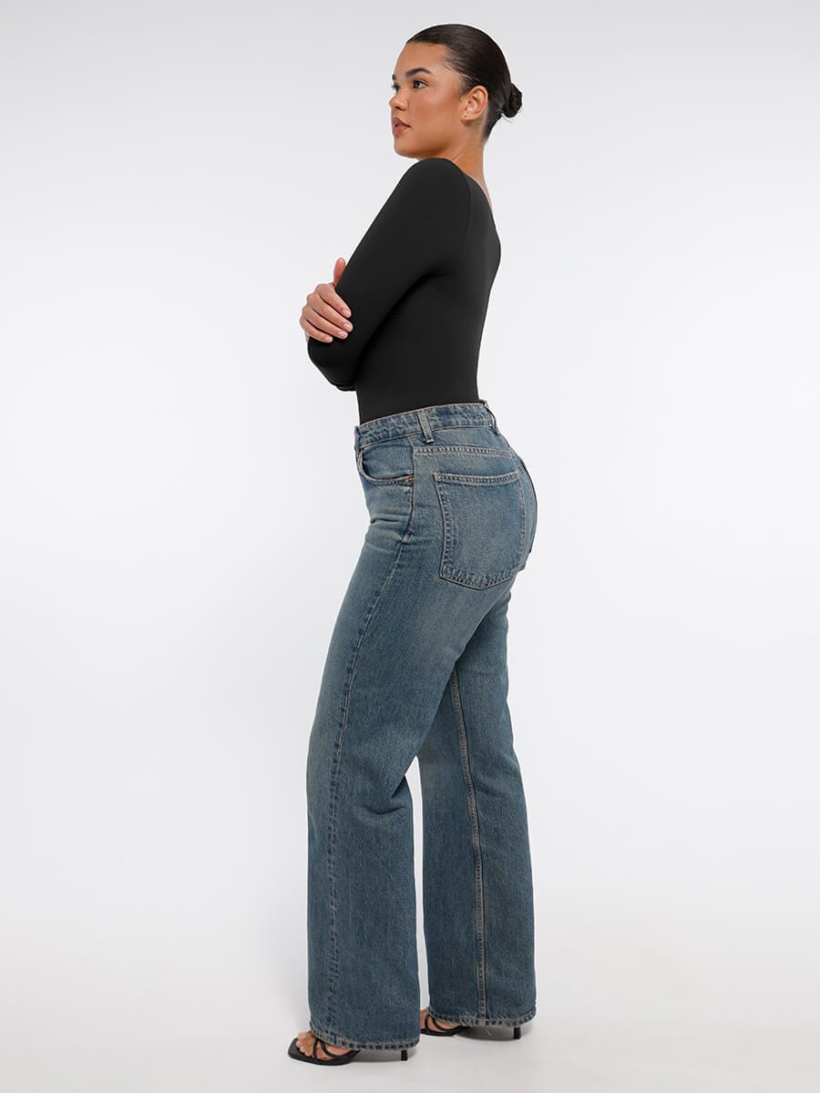 Sculpt Lange Mouwen Bodysuit