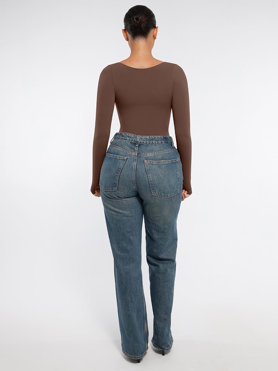 Sculpt Lange Mouwen Bodysuit