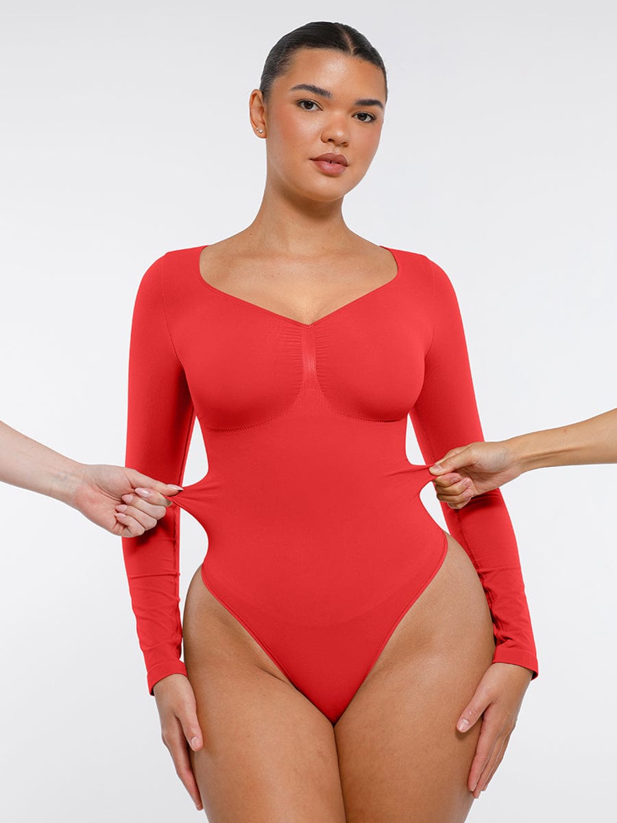Sculpt Lange Mouwen Bodysuit