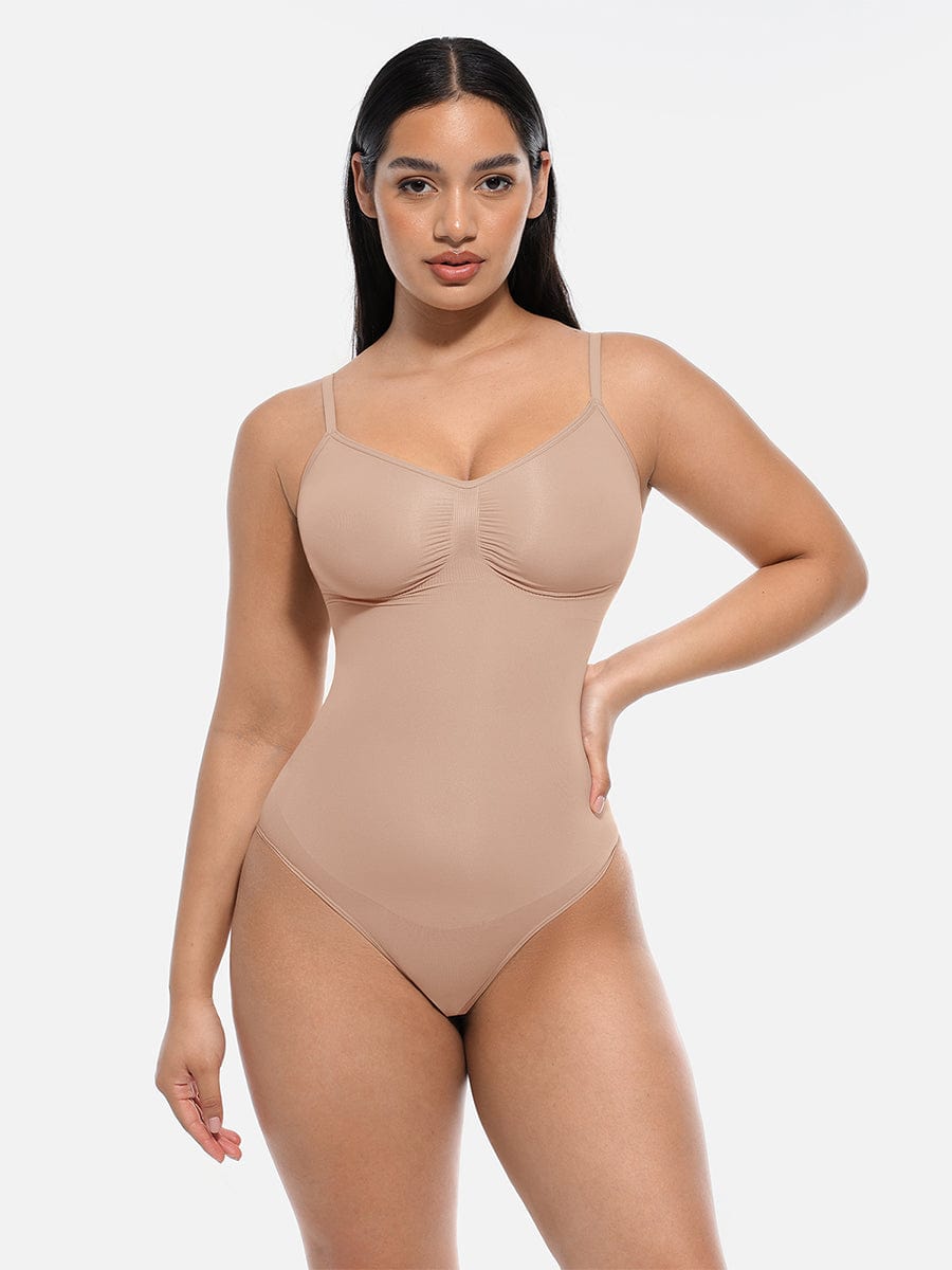 Sculpt Covered Thong Bodysuit